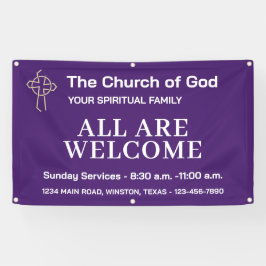 Church Banner With Your Logo 横断幕