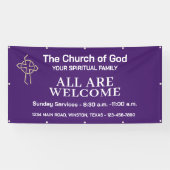 Church Banner With Your Logo 横断幕 (横)
