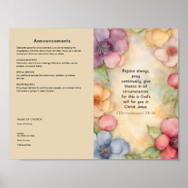 Church Bulletinの編集、ダウンロード ポスター