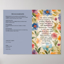 Church Bulletinの編集、ダウンロード