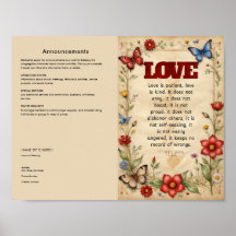 Church Bulletinの編集、ダウンロード