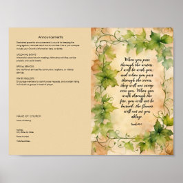 Church Bulletinポスターの編集、ダウンロード ポスター