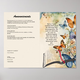 Church Bulletinポスターの編集、ダウンロード ポスター