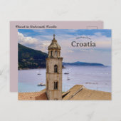 Church in Dubrovnik Croatia ポストカード (正面/裏面)