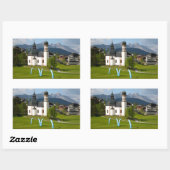 Church in Seefeld,オーストリアの長方形シール 長方形シール (シート)
