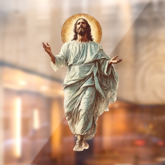 Church Jesus Christ Religious Art ウィンドウサイン (シート2)