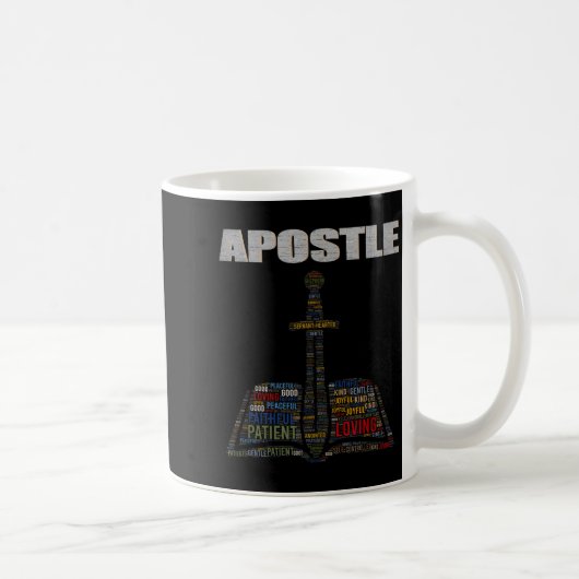 Church Minister Word Cloud Astle Pastor Appreciati コーヒーマグカップ (右)