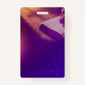 Church Name Badge ID Template  バッジ (裏面)