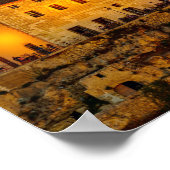 Church of Carmen at dusk - Mahon, Menorca ポスター (角)