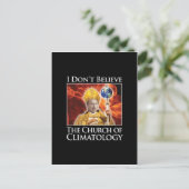 church_of_climatology_blk_stkr ポストカード (スタンド正面)