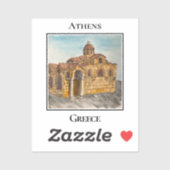 Church of Panaghia Kapnikarea, Athens, Greece シール (シート)