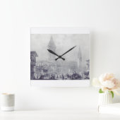 Church of the Abbey of Saint Philibert at Tounus スクエア壁時計 (ホーム)