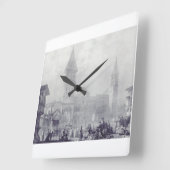 Church of the Abbey of Saint Philibert at Tounus スクエア壁時計 (傾斜)