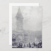 Church of the Abbey of Saint Philibert at Tounus 招待状 (正面/裏面)