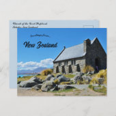 Church of the Good Shepherd Tekapo New Zealand ポストカード (正面/裏面)