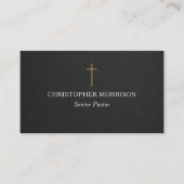 Church Pastor QR Code 名刺 (正面)