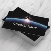 Church Pastor Space Holy Cross Light 名刺