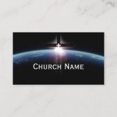 Church Pastor Space Holy Cross Light 名刺 (正面)