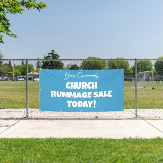 Church Rummage Sale! Banner 横断幕 (インサイチュ)