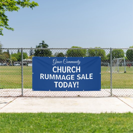 Church Rummage Sale! Banner 横断幕 (インサイチュ)