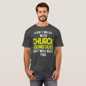 Church Sound Guy Mute Audio Tech Engineer Tシャツ (正面フル)