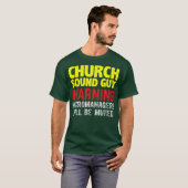 Church Sound Guy Muted Audio Tech Engineer Tシャツ (正面フル)