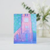 Church Tower at Domburg by Piet Mondrian ポストカード (スタンド正面)