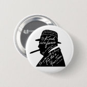 Churchillの円形ボタン 缶バッジ (正面&裏面)