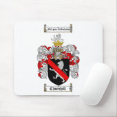 CHURCHILLの家紋- CHURCHILLの紋章付き外衣 マウスパッド (マウス)