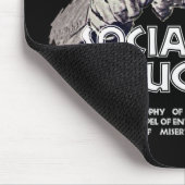 Churchillの引用文:  社会主義の最低! マウスパッド (コーナー)