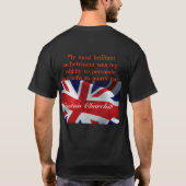 churchillの引用文 tシャツ (裏面)