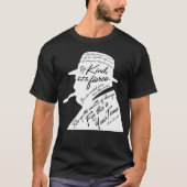 Churchillの男性基本的な暗いTシャツ Tシャツ (正面)