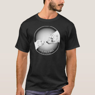 Churchillの記念品の白くまの芸術のTシャツ及びギフト Tシャツ