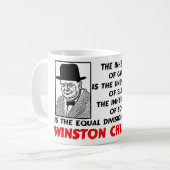 Churchill: 社会主義の悲惨さ コーヒーマグカップ (正面左)