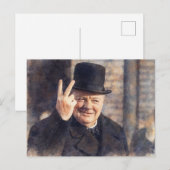 Churchill Postcard ポストカード (正面/裏面)