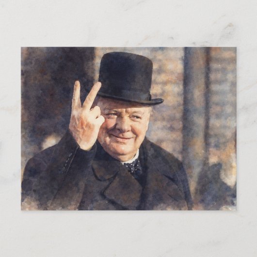 Churchill Postcard ポストカード (正面)