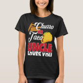 ChurroまたはTaco叔父はメキシコのジェンダーの愛 Tシャツ (正面)