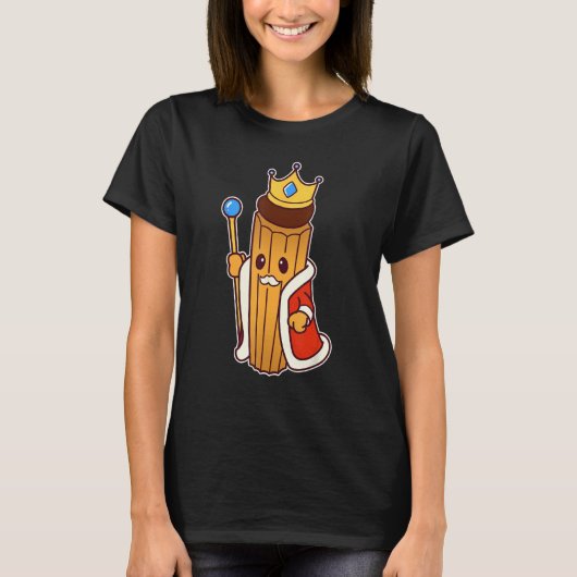 Churro King - Spanish  Portuguese Cuisine Tシャツ (正面)