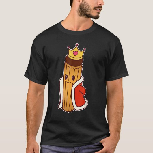 Churro Queen - Spanish Portuguese Cuisine Tシャツ (正面)