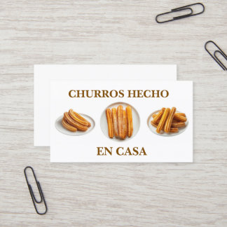 Churros hecho en casa 名刺