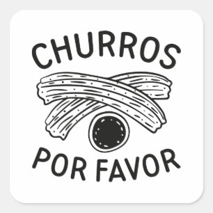 Churros Porの好意 スクエアシール