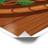 「Chuseok Rice Cake Poster - Korean Tteokレトロ ポスター (コーナー)