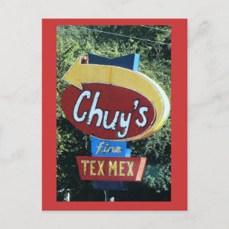 Chuy's Tex 素晴らし Mexポストカード ポストカード