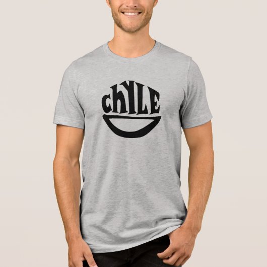 CHYLEロゴ トライブレンドTシャツ (正面)