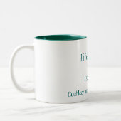 CIとの生命はよいマグです ツートーンマグカップ (左)