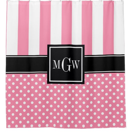 ci ci2 ci3=8x8 1ICBSQ LGストライプ下点 シャワーカーテン (正面)