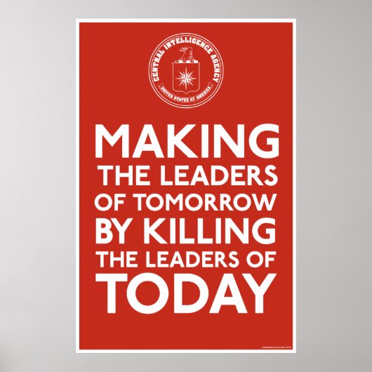 CIAリーダーズプリント ポスター (正面)