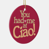 Ciaoで私がありました! カスタムなオーナメント セラミックオーナメント (右)