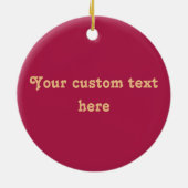 Ciaoで私がありました! カスタムなオーナメント セラミックオーナメント (裏面)