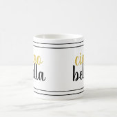 Ciaoのbellaのマグ コーヒーマグカップ (中央)